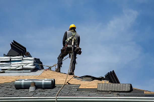 Professional Roof Installation technician working in Mc Lean, NY